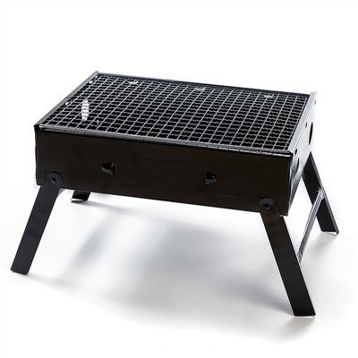 Parrilla de carbón para barbacoa plegable
